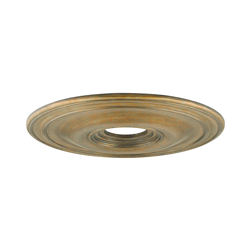 Livex Lighting Ceiling Medallion in  Aged Brass Antique Gold Leaf