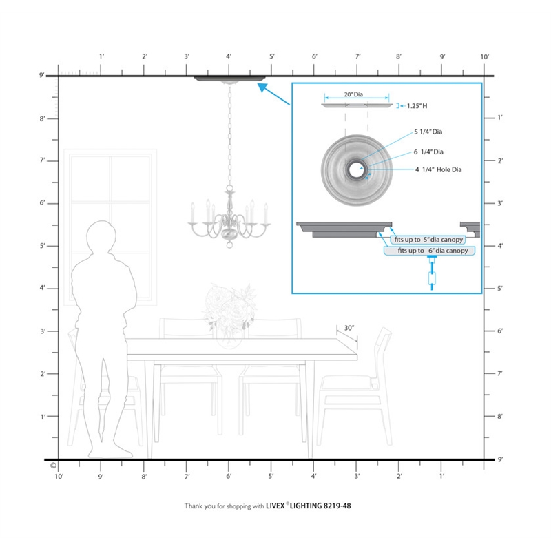 Livex Lighting Ceiling Medallion in  Aged Brass Antique Gold Leaf