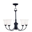 Livex Lighting Ridgedale Chandelier in Black