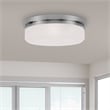 Livex Lighting 3 Light Brushed Nickel Ceiling Mount or Wall Mount