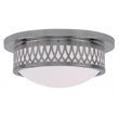 Livex Lighting Westfield Ceiling Mount in Brushed Nickel