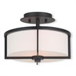 Livex Lighting Wesley Ceiling Mount in Bronze