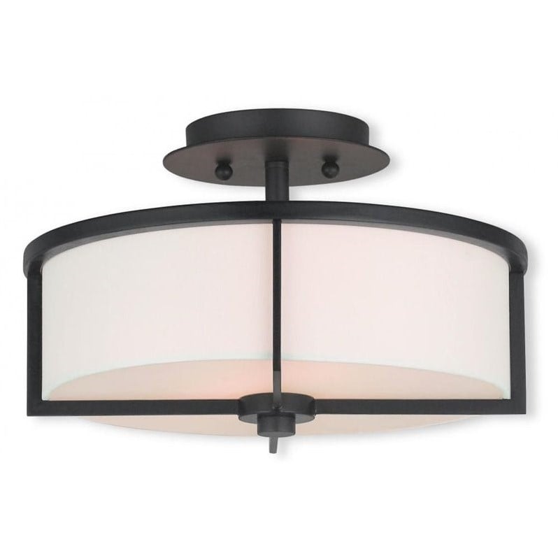 Livex Lighting Wesley Ceiling Mount in Bronze