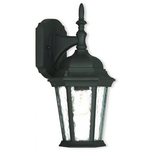 Livex Lighting Hamilton Outdoor Wall Lantern in Textured Black