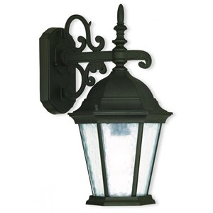 Livex Lighting Hamilton Outdoor Wall Lantern in Textured Black