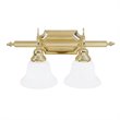 Livex Lighting French Regency 2 Bath Light in Polished Brass