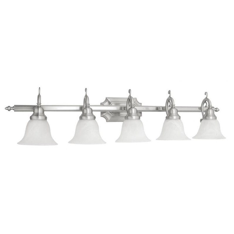 Livex Lighting French Regency Bath Light in Brushed Nickel