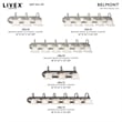 Livex Lighting Belmont 6 Bath Light in Brushed Nickel and Chrome