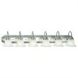 Livex Lighting Belmont 6 Bath Light in Brushed Nickel and Chrome