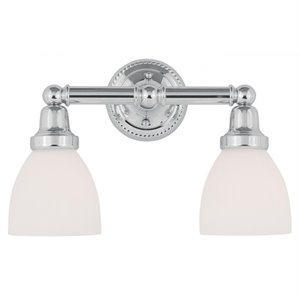 Livex Lighting Classic 2 Bath Light in Chrome