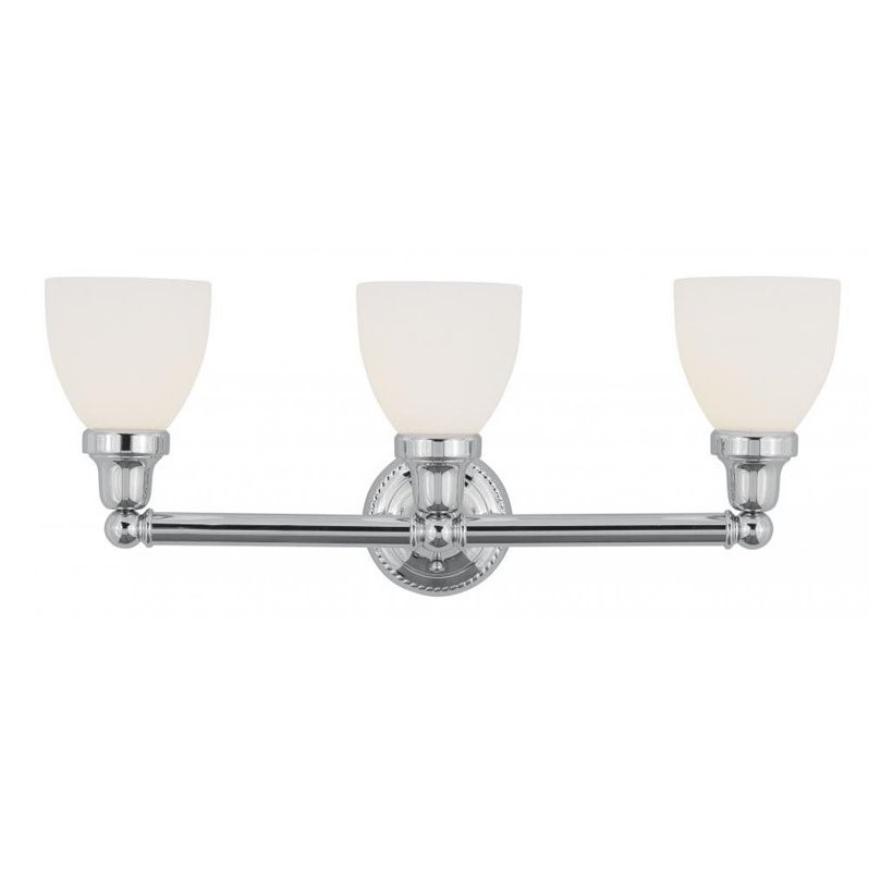 Livex Lighting Classic 3 Bath Light in Chrome