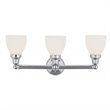 Livex Lighting Classic 3 Bath Light in Chrome