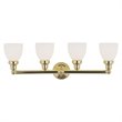 Livex Lighting Classic 4 Bath Light in Polished Brass
