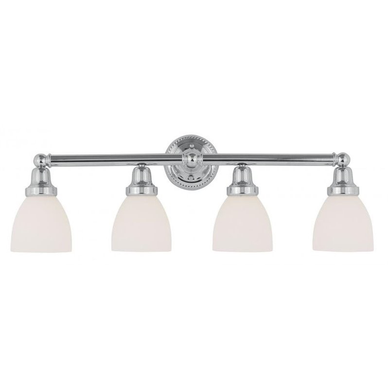 Livex Lighting Classic 4 Bath Light in Chrome