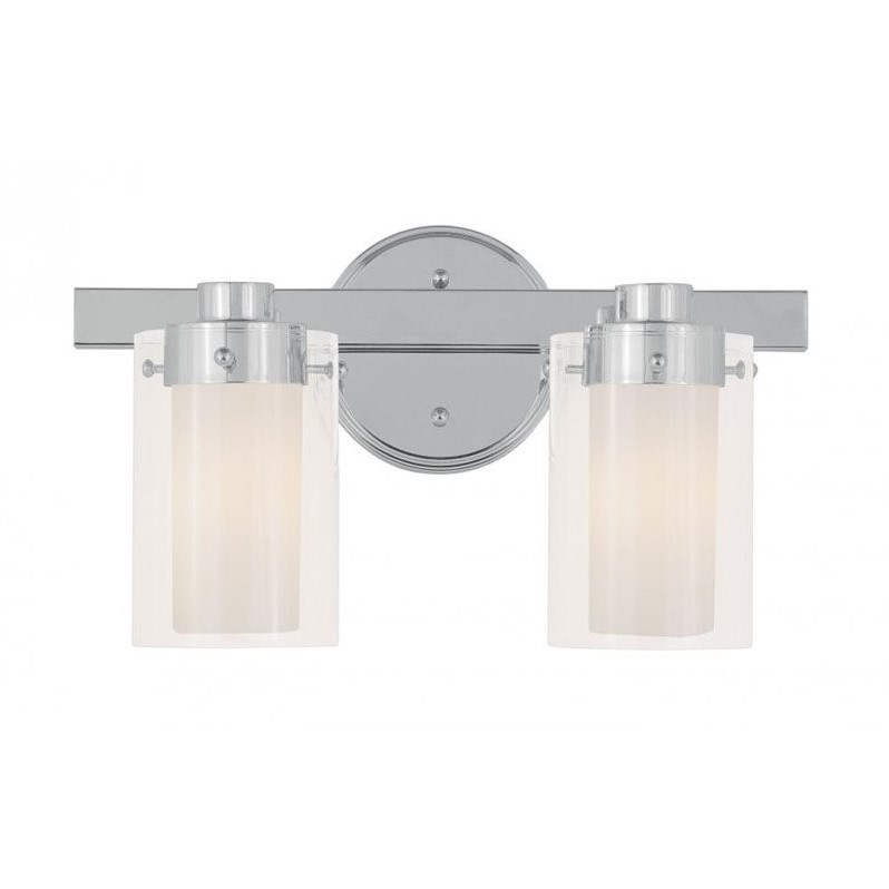 Livex Lighting Manhattan 2 Bath Light in Chrome