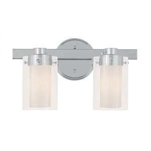 Livex Lighting Manhattan 2 Bath Light in Chrome