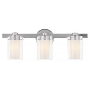 Livex Lighting Manhattan Bath Light in Brushed Nickel