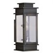 Livex Lighting Princeton Outdoor Wall Lantern in Vintage Pewter