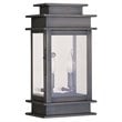 Livex Lighting Princeton 2 Light Outdoor Wall Lantern in Vintage Pewter