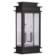 Livex Lighting Princeton 2 Light Outdoor Wall Lantern in Bronze