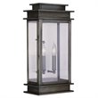 Livex Lighting Princeton 2 Light Outdoor Wall Lantern in Vintage Pewter