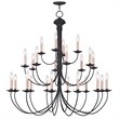 Livex Lighting Heritage Chandelier in Black