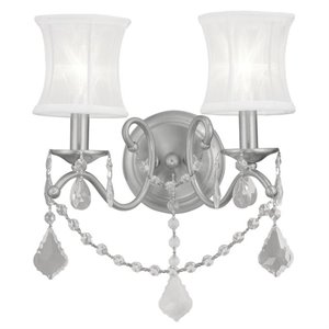 Livex Lighting Newcastle Wall Sconce in Brushed Nickel