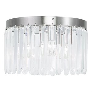 Livex Lighting Ashton Ceiling Mount in Brushed Nickel
