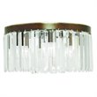 Livex Lighting Ashton Ceiling Mount in Hand Painted Palacial Bronze