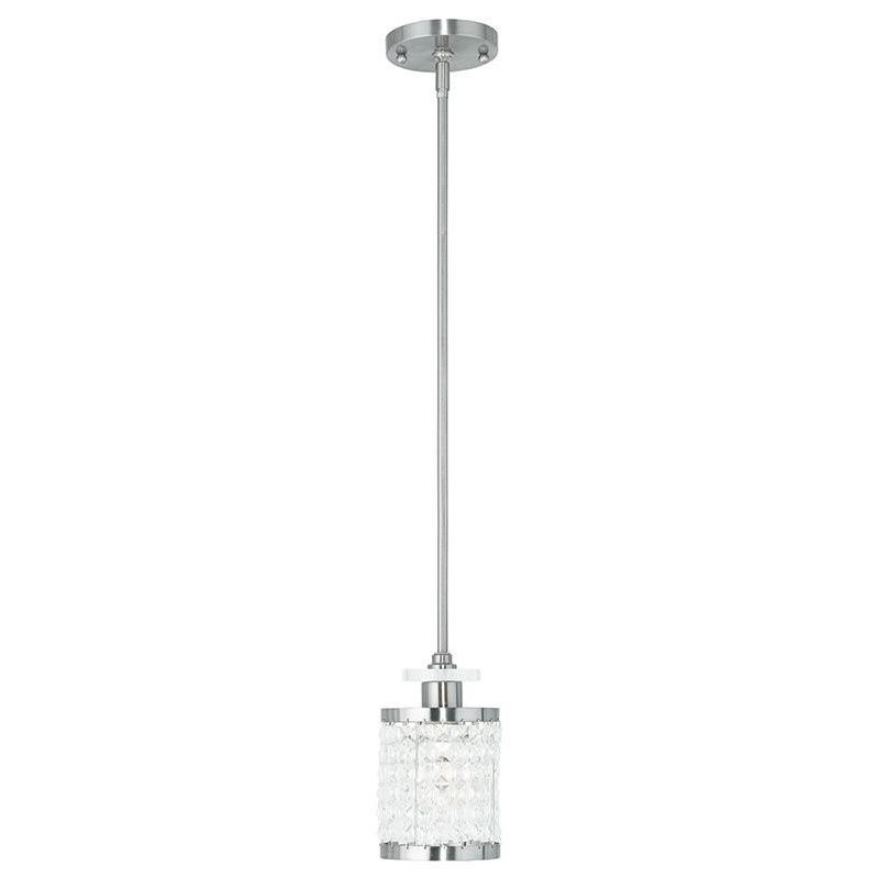 Livex Lighting Grammercy Mini Pendant in Brushed Nickel