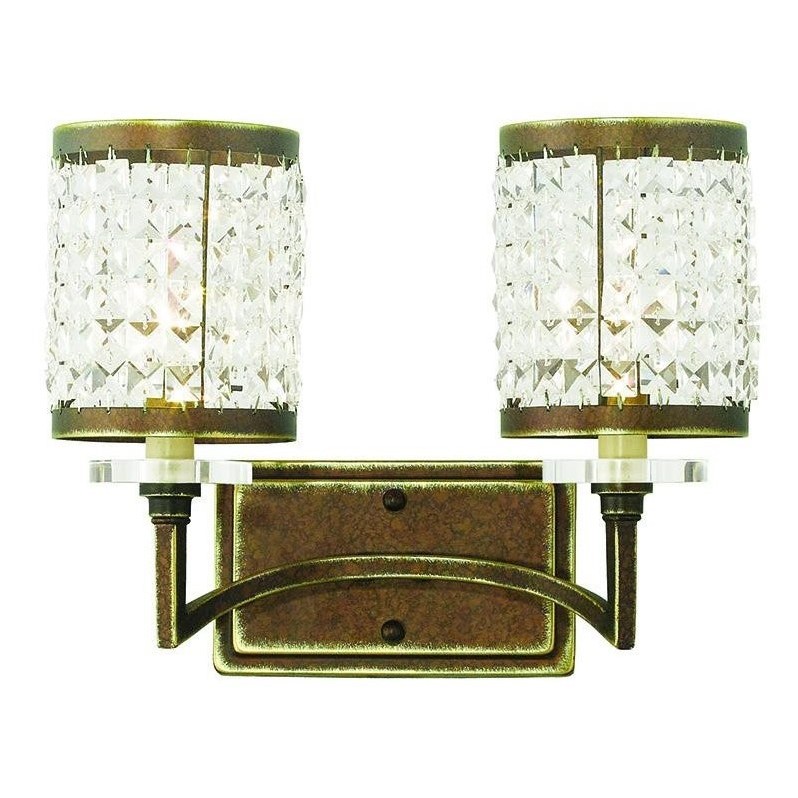 Livex Lighting Grammercy Bath Light in Hand Painted Palacial Bronze