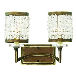 Livex Lighting Grammercy Bath Light in Hand Painted Palacial Bronze