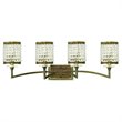 Livex Lighting Grammercy Bath Light in Hand Painted Palacial Bronze