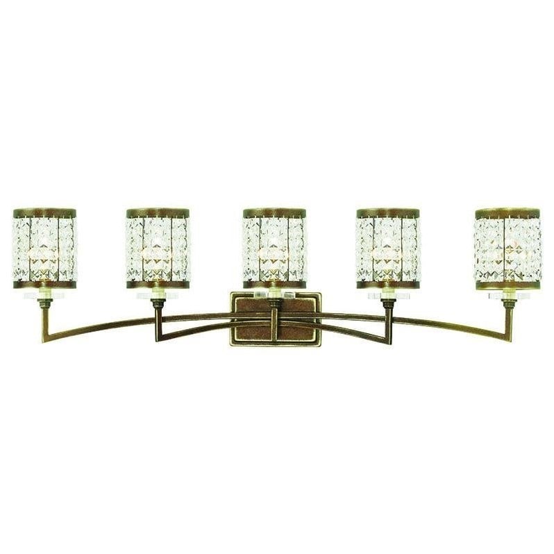 Livex Lighting Grammercy Bath Light in Hand Painted Palacial Bronze