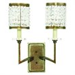 Livex Lighting Grammercy Wall Sconce in Hand Painted Palacial Bronze