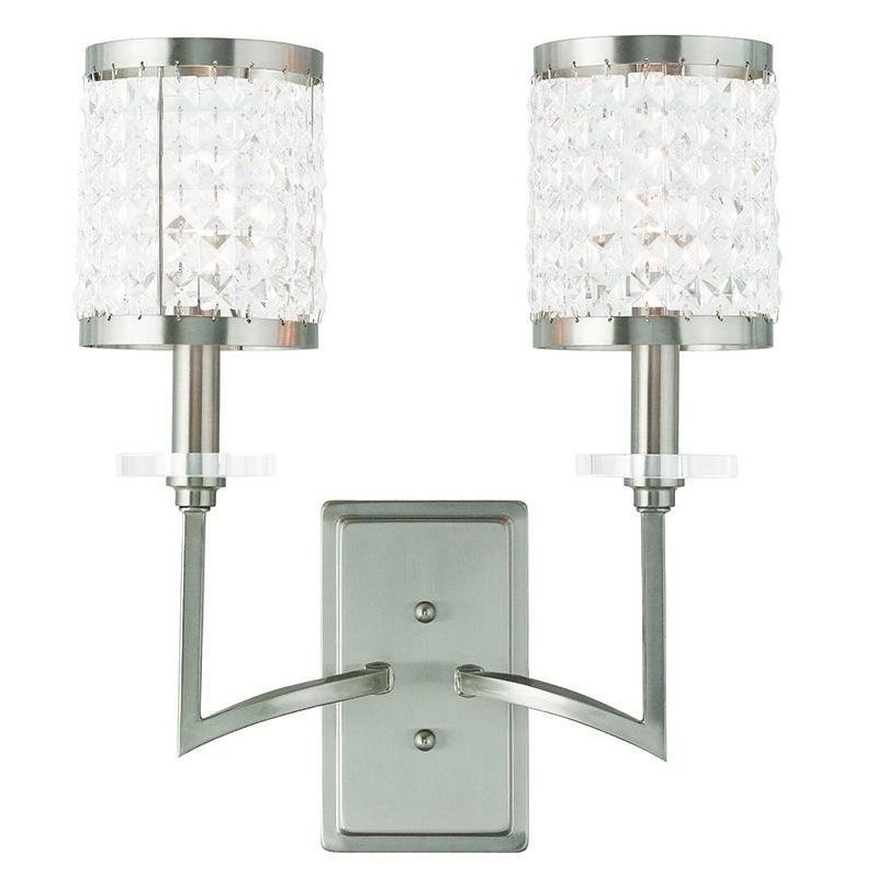 Livex Lighting Grammercy Wall Sconce in Brushed Nickel