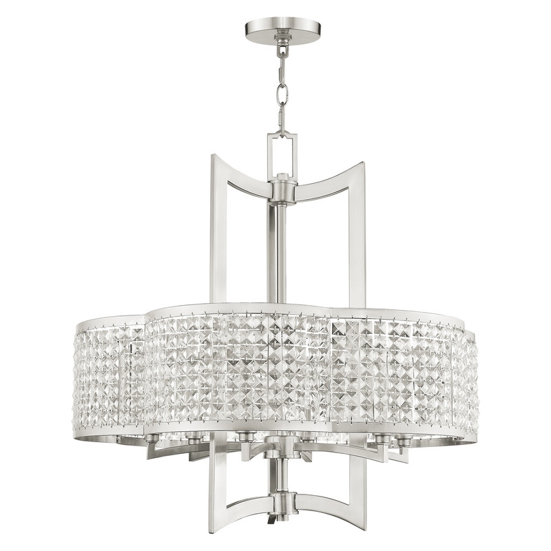Livex Lighting Grammercy Chandelier in Brushed Nickel