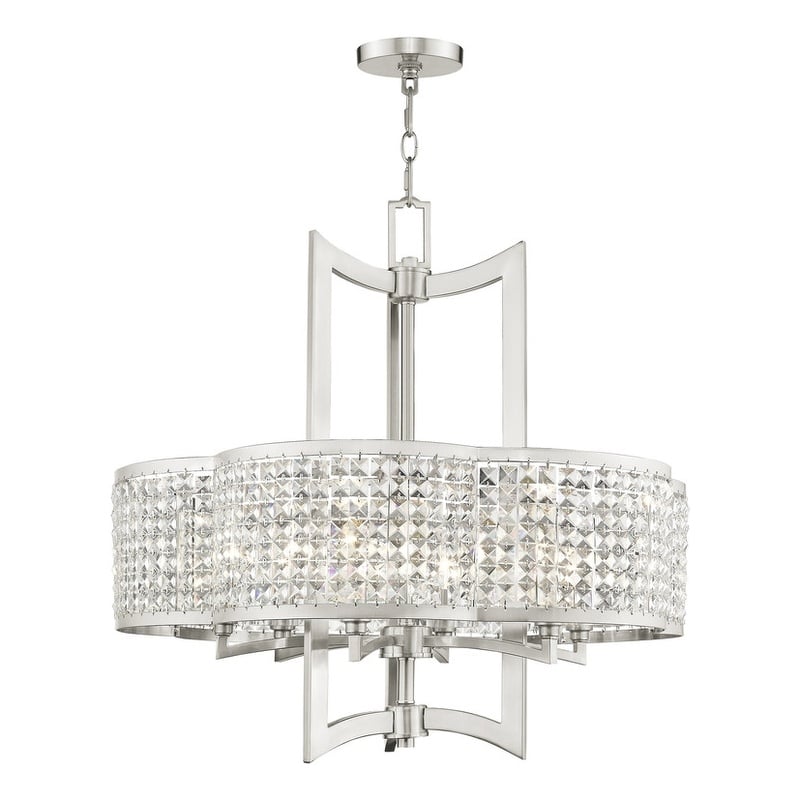 Livex Lighting Grammercy Chandelier in Brushed Nickel