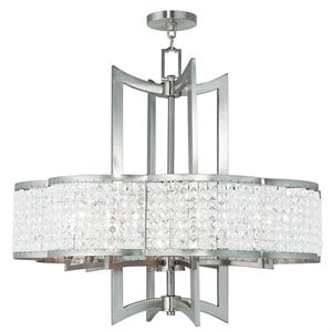 Livex Lighting Grammercy Chandelier in Brushed Nickel