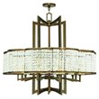 Livex Lighting Grammercy Chandelier in Hand Painted Palacial Bronze