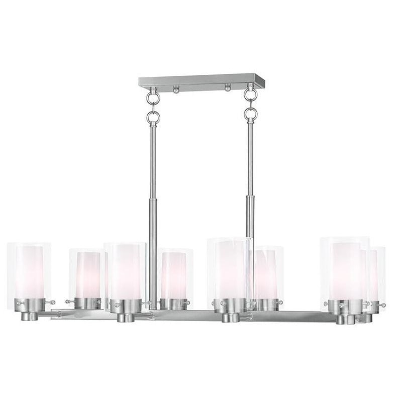 Livex Lighting Manhattan Chandelier in Brushed Nickel
