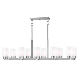 Livex Lighting Manhattan Chandelier in Brushed Nickel