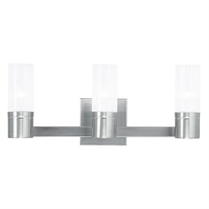 Livex Lighting Midtown Bath Light in Brushed Nickel