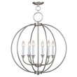 Livex Lighting Milania Chandelier in Brushed Nickel