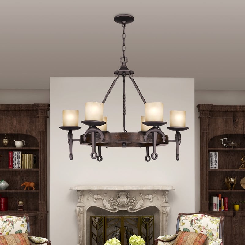 Livex Lighting Olde Bronze Chandelier