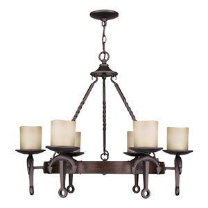 Livex Lighting Olde Bronze Chandelier