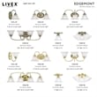 Livex Lighting Edgemont Ceiling Mount in Polished Brass