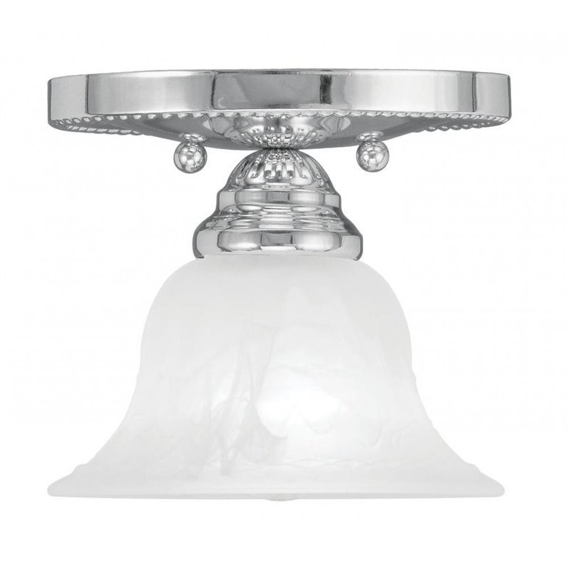 Livex Lighting Edgemont Ceiling Mount in Chrome
