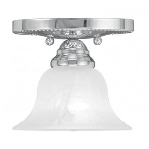 Livex Lighting Edgemont Ceiling Mount in Chrome