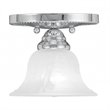 Livex Lighting Edgemont Ceiling Mount in Chrome